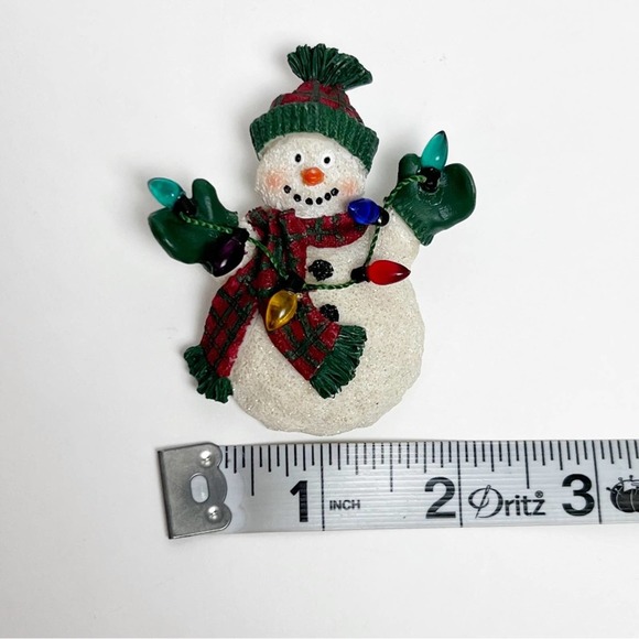 Christmas Snowman Pin - Picture 5 of 6